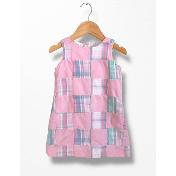 Hartstrings Pink Patchwork Dress, Size 3T - Picture 1 of 9